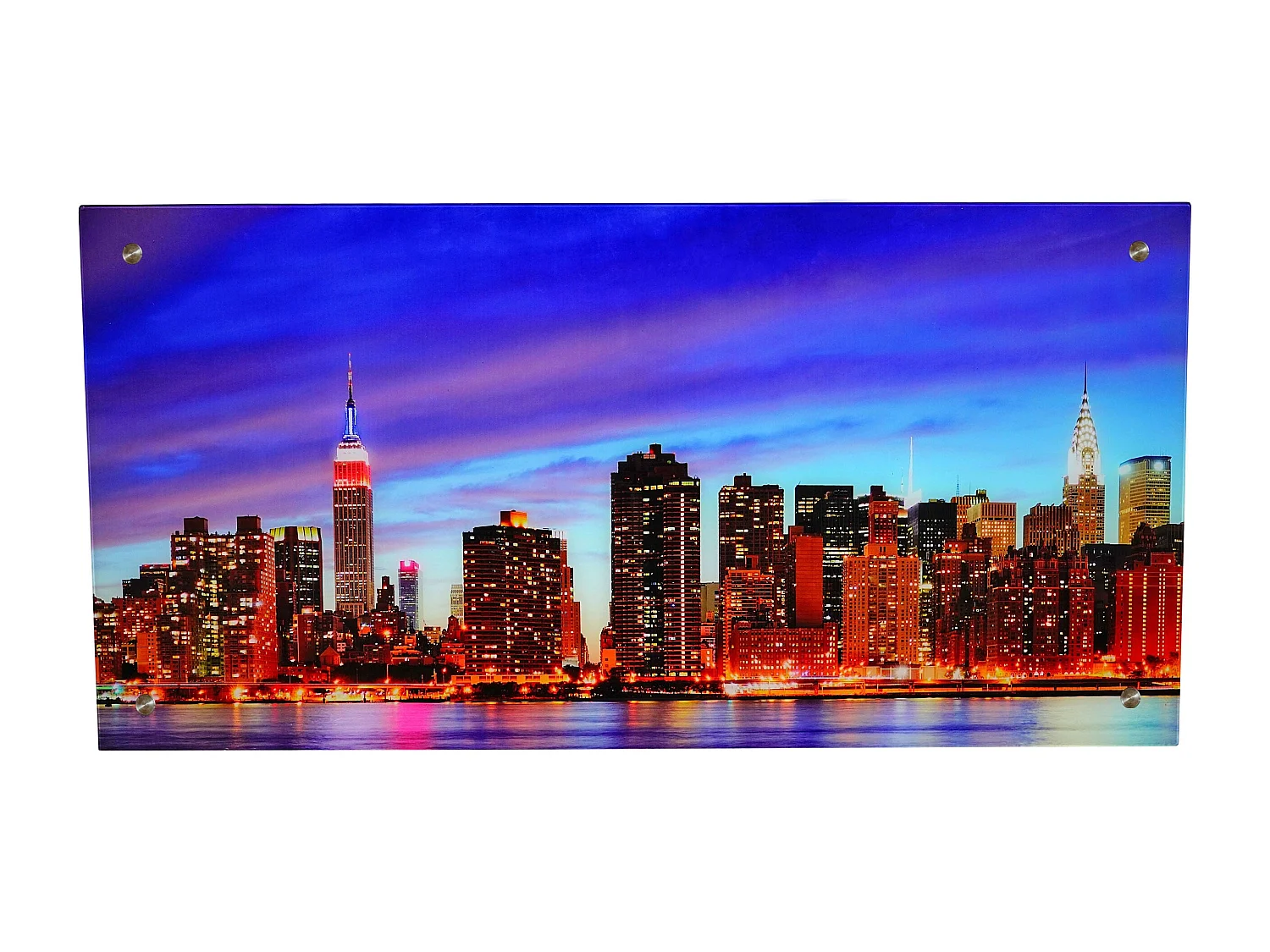 Tableau sur verre motif verre 100 x 100 x 50 cm DEC04020