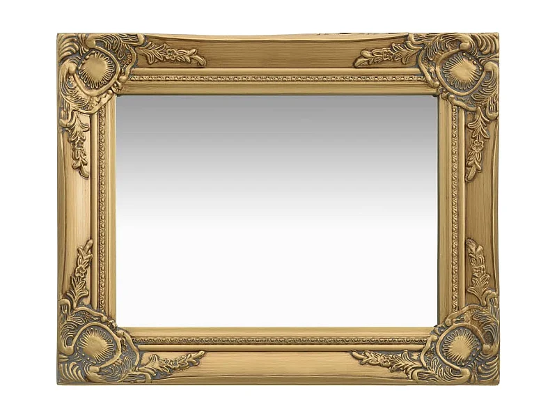 Miroir mural rectangulaire style 50 x 50 x 40 cm DEC022851