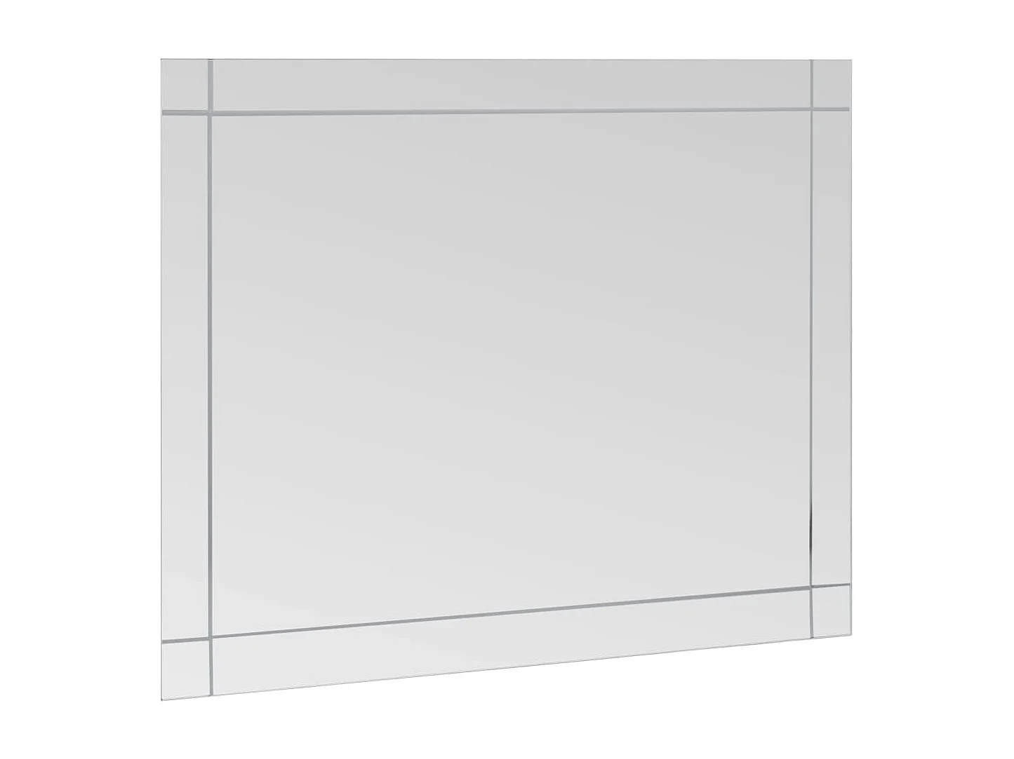 Miroir mural 80x60 cm verre 80 x 5 x 60 cm DEC022775