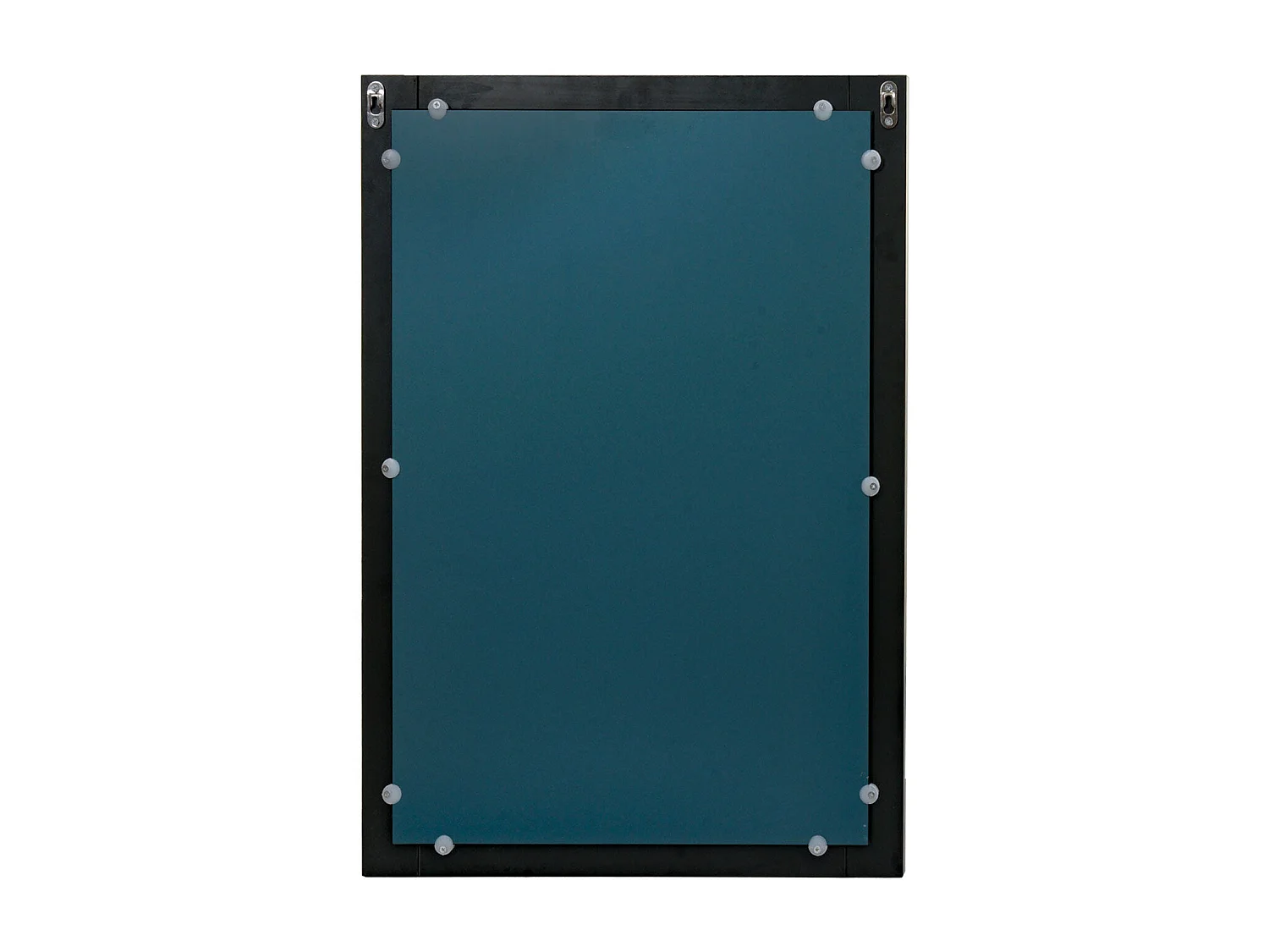 Miroir mural de salle effet bois noire 62 x 8 x 84 cm 04_0007887