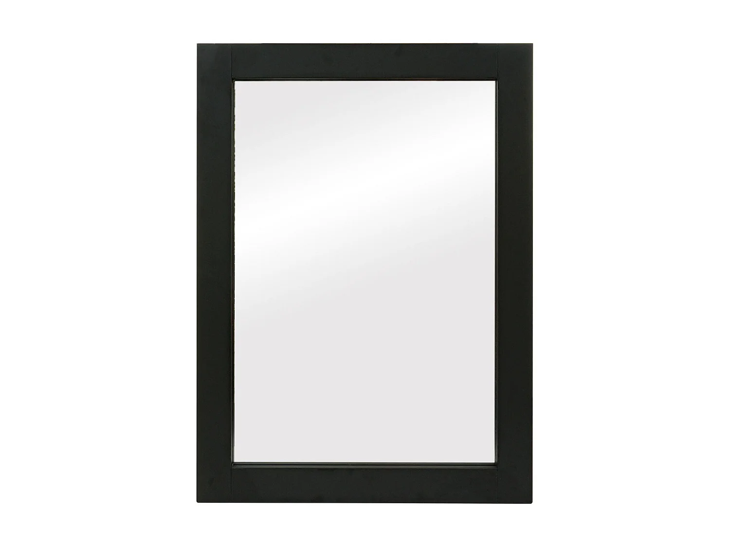 Miroir mural de salle effet bois noire 62 x 8 x 84 cm 04_0007887