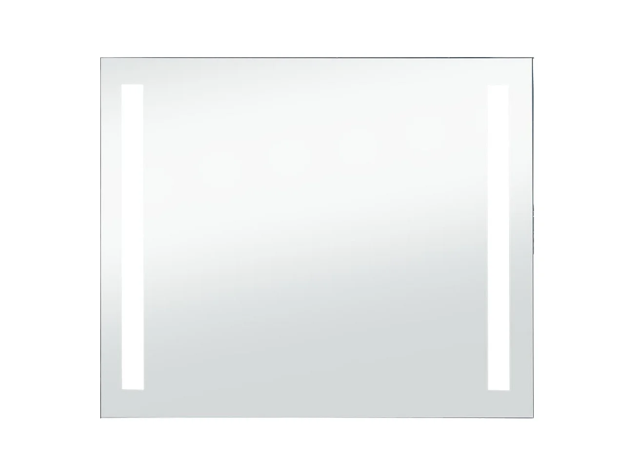 Miroir mural à LED 80 x 80 x 60 cm DEC022587