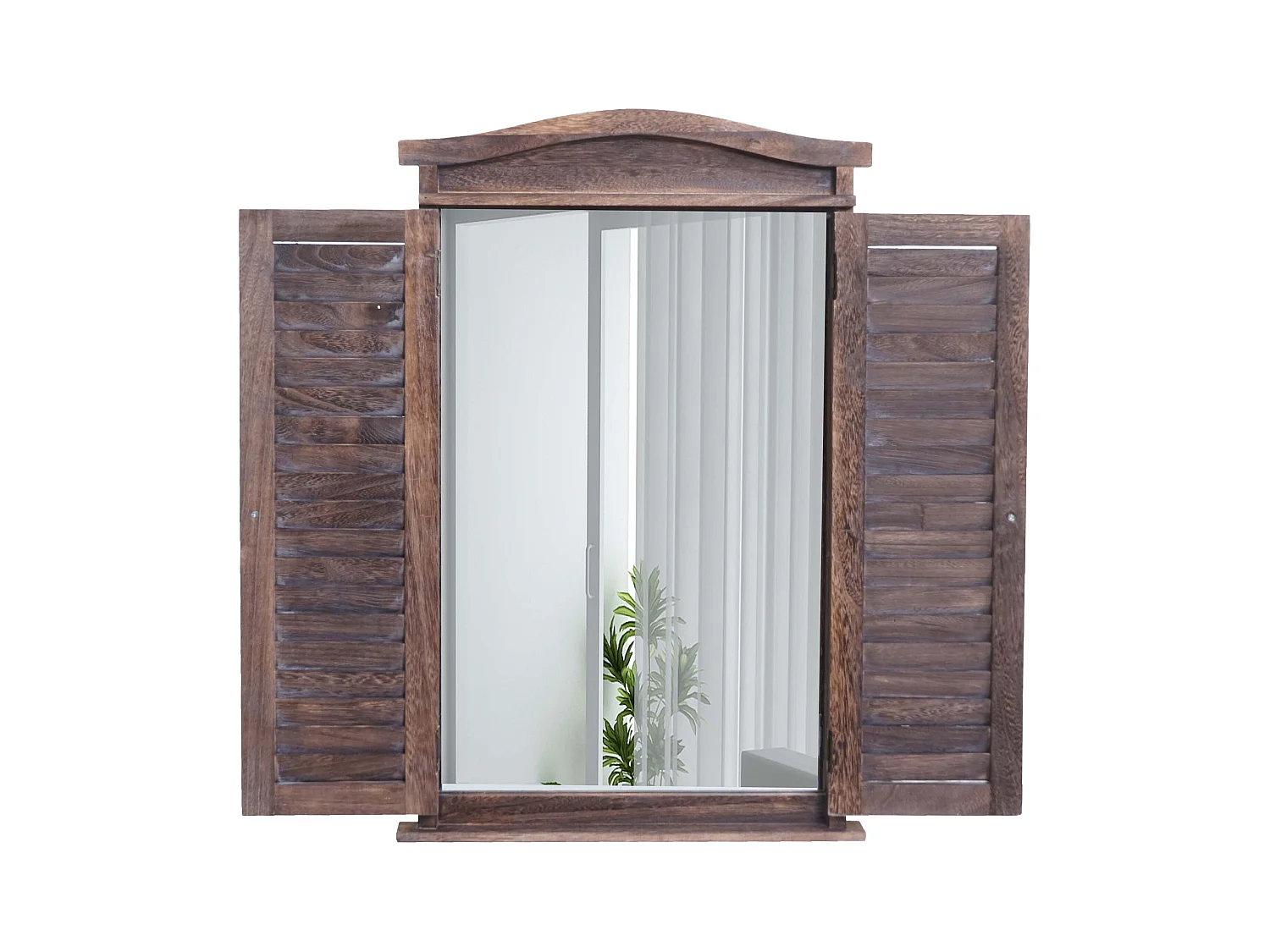 Miroir mural de salle marron 46 x 5 x 71 cm 04_0003702