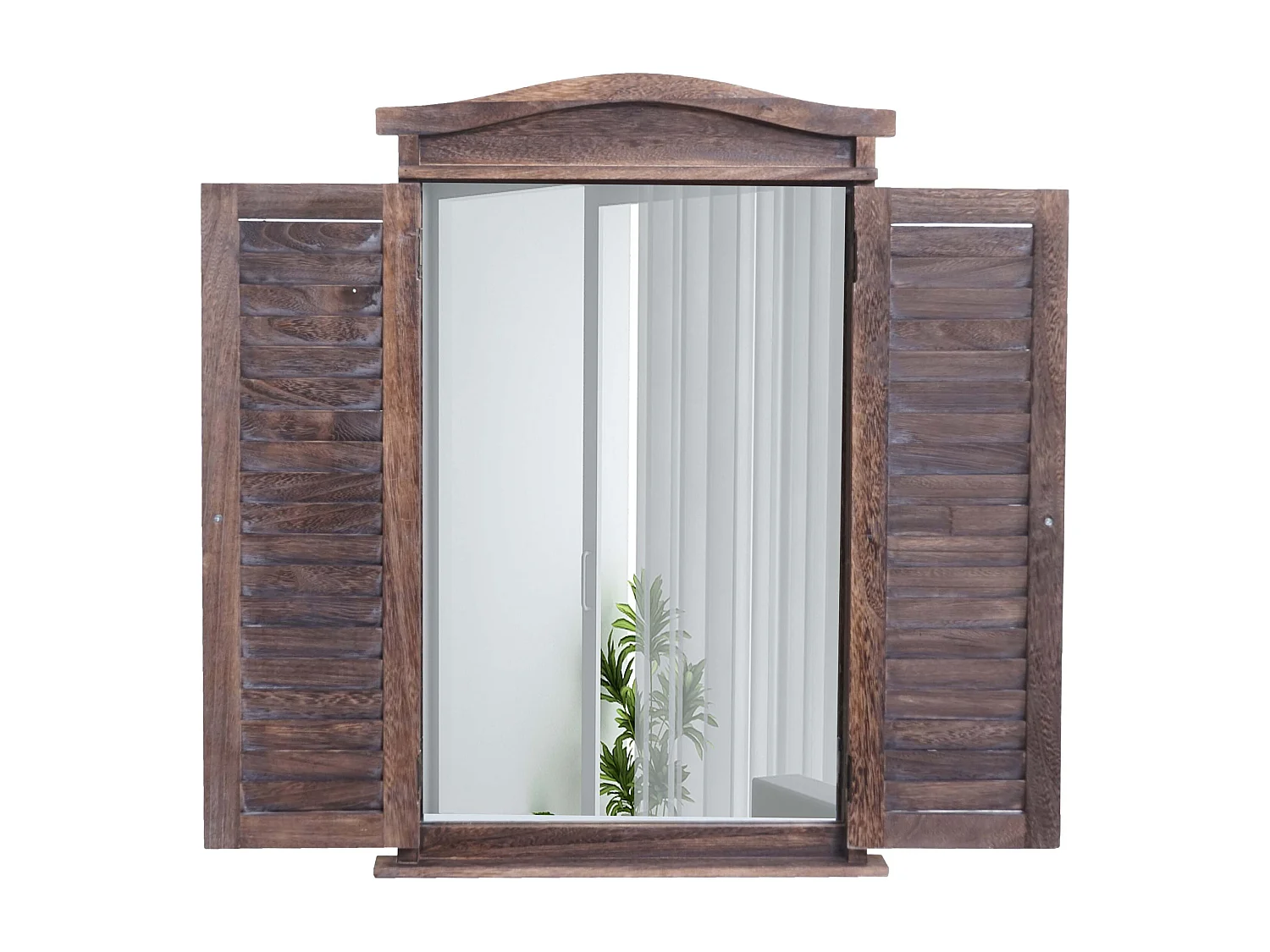 Miroir mural de salle marron 46 x 5 x 71 cm 04_0003702