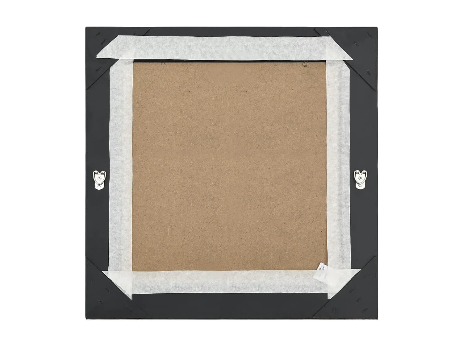 Miroir mural carré style noire 50 x 50 x 50 cm DEC022857