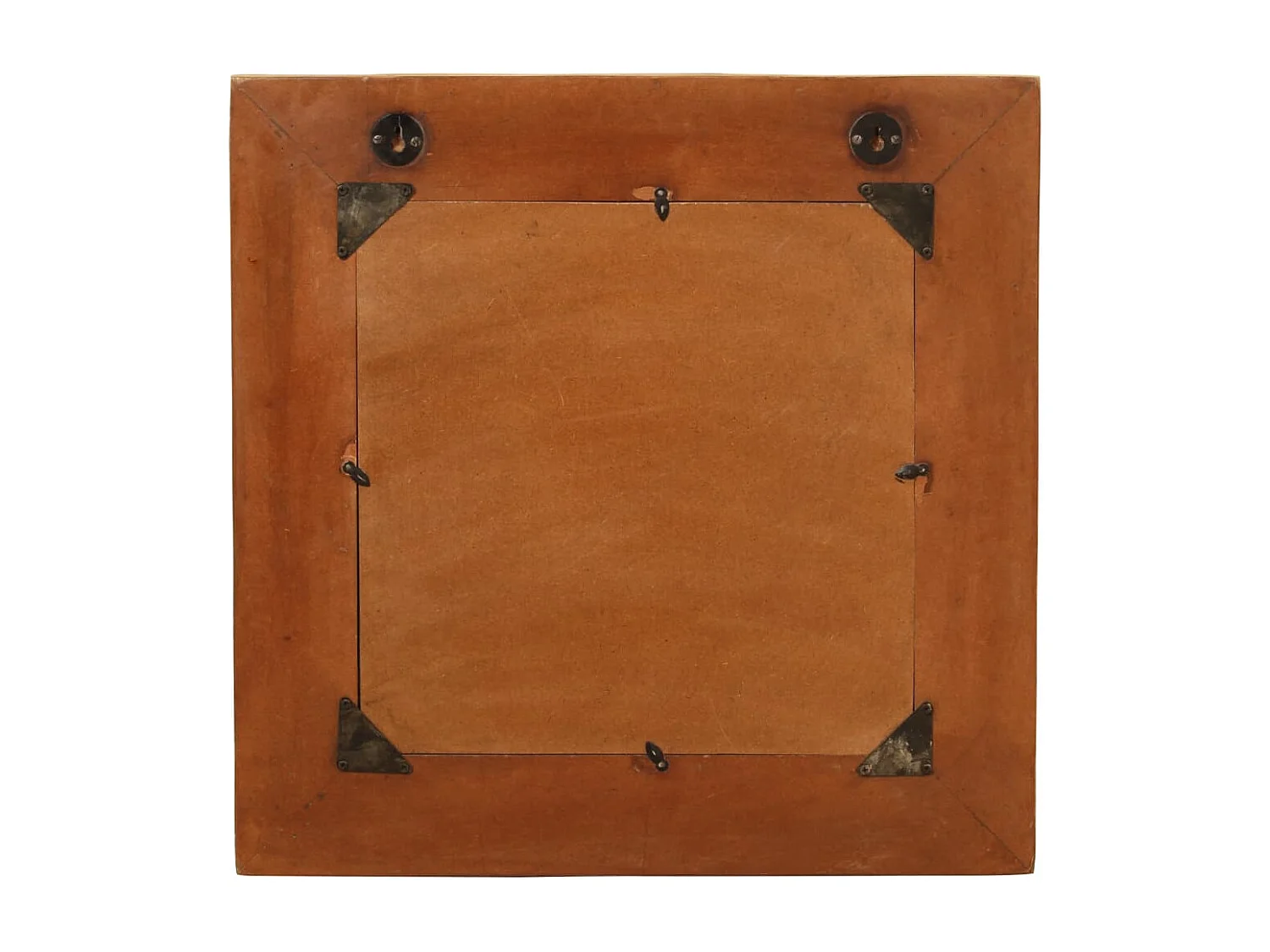 Miroir mural Bois de bois marron 60 x 0 x 60 cm DEC022734