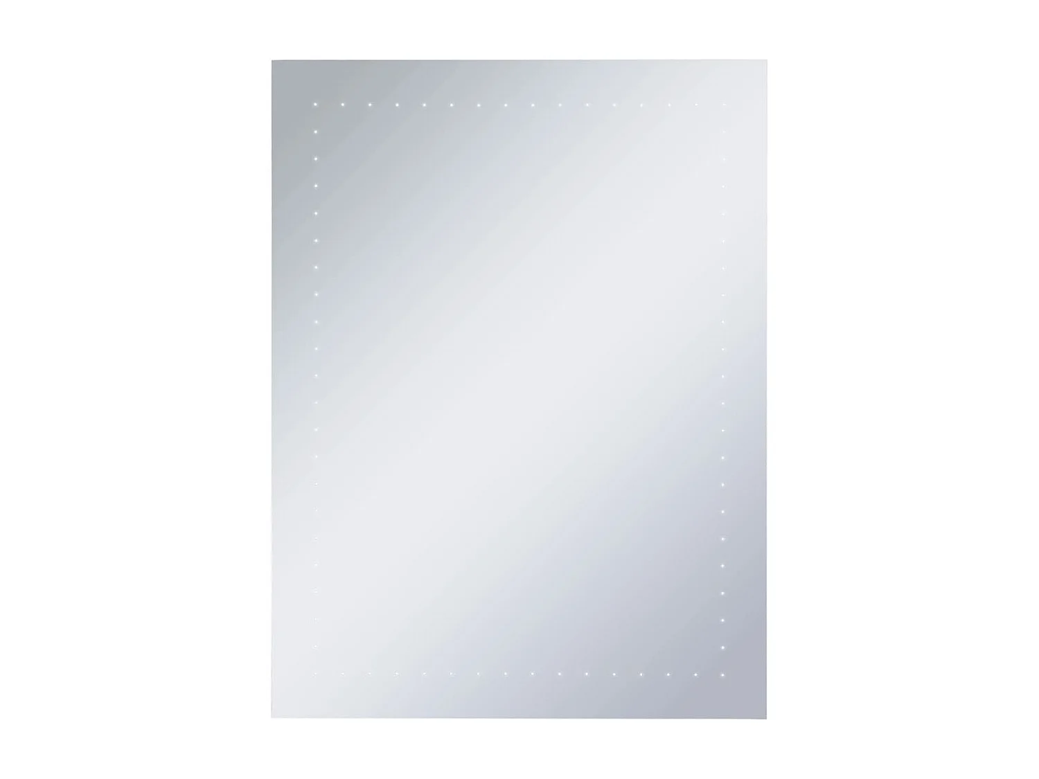 Miroir mural à LED 60 x 60 x 80 cm DEC022593