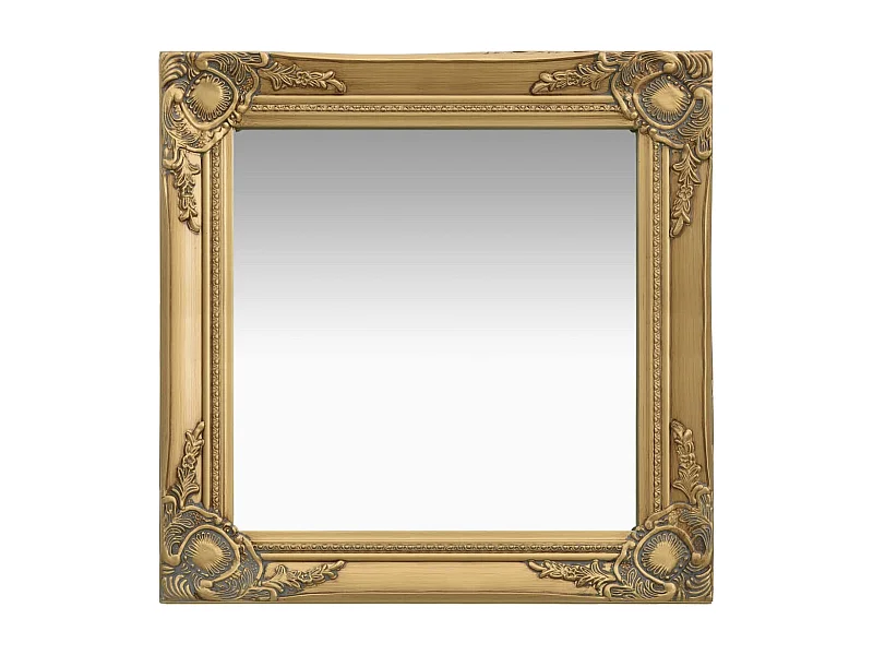 Miroir mural carré style 50 x 50 x 50 cm DEC022855