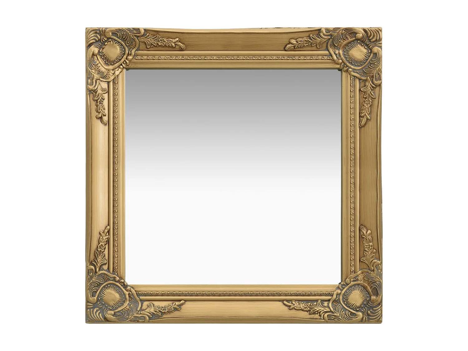 Miroir mural carré style 50 x 50 x 50 cm DEC022855