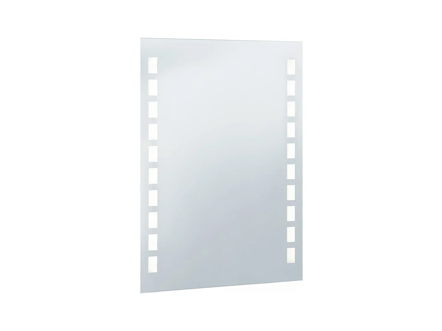 Miroir mural à LED 60 x 60 x 80 cm DEC022578