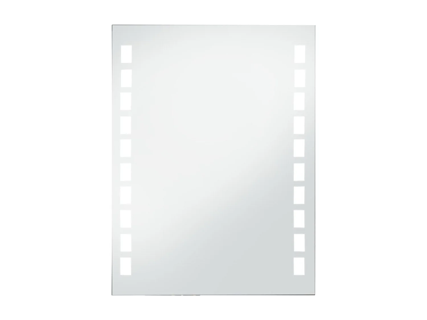 Miroir mural à LED 60 x 60 x 80 cm DEC022578