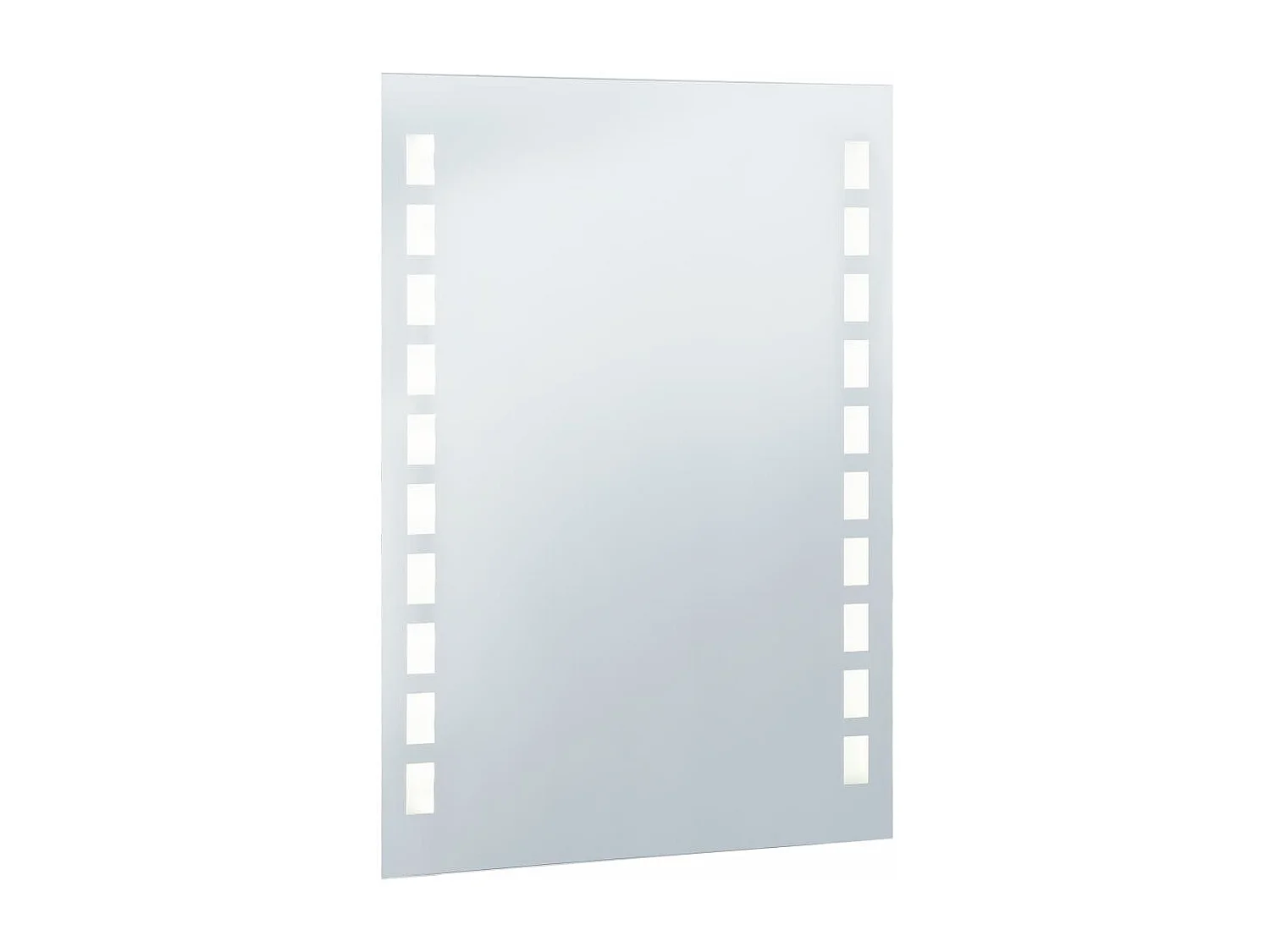 Miroir mural à LED 60 x 60 x 80 cm DEC022578