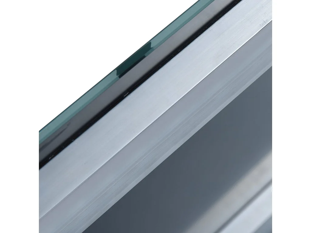 Miroir mural à LED 60 x 60 x 80 cm DEC022578