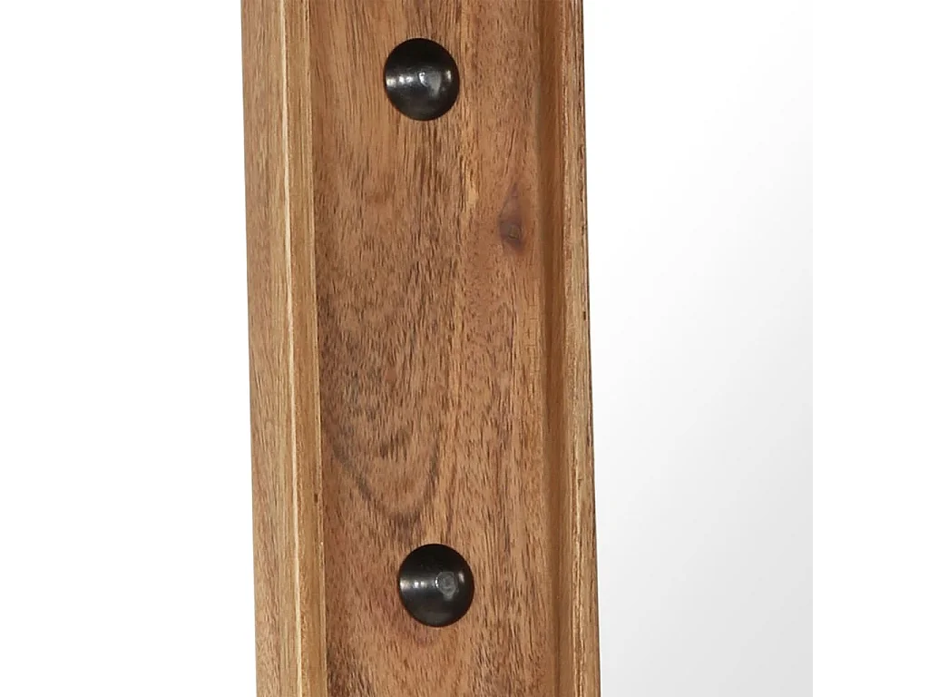 Miroir mural en bois bois marron 50 x 0 x 50 cm DEC022729