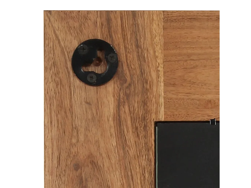 Miroir mural en bois bois marron 50 x 0 x 50 cm DEC022729