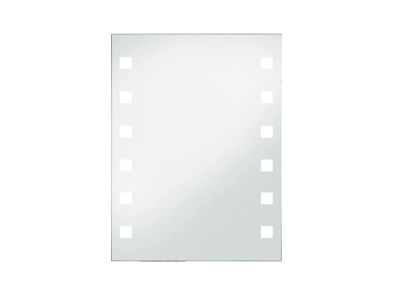 Miroir mural à LED 60 x 60 x 80 cm DEC022581