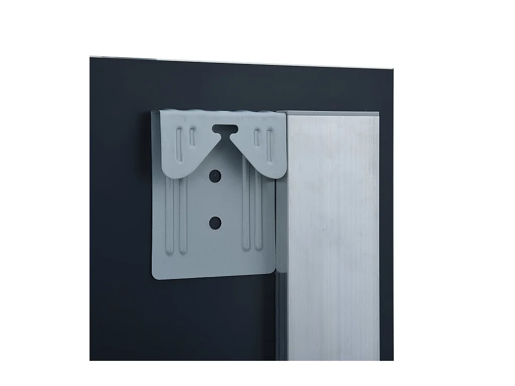 Miroir mural à LED 60 x 60 x 80 cm DEC022581