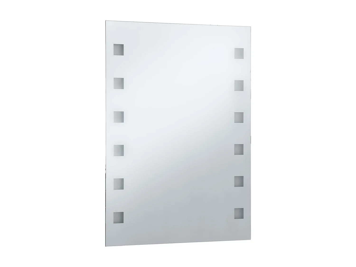 Miroir mural à LED 60 x 60 x 80 cm DEC022581