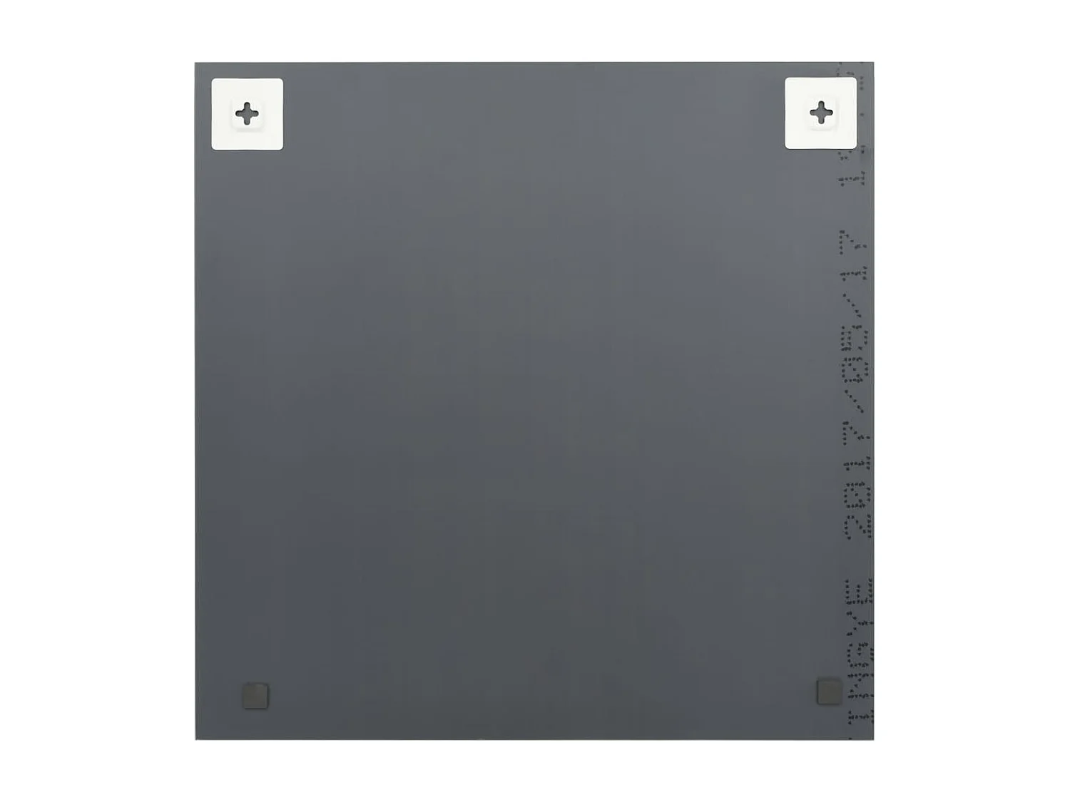 Miroir mural carré 40 verre 40 x 40 x 40 cm DEC022695