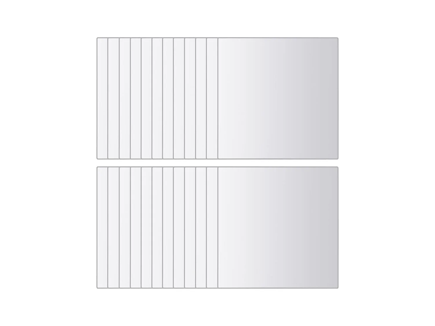 Set de 48 carreaux verre 15 x 15 x 15 cm DEC022835