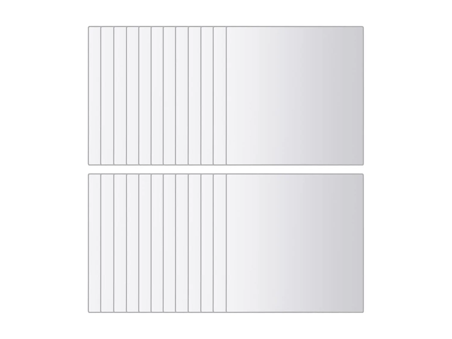 Set de 48 carreaux verre 15 x 15 x 15 cm DEC022835