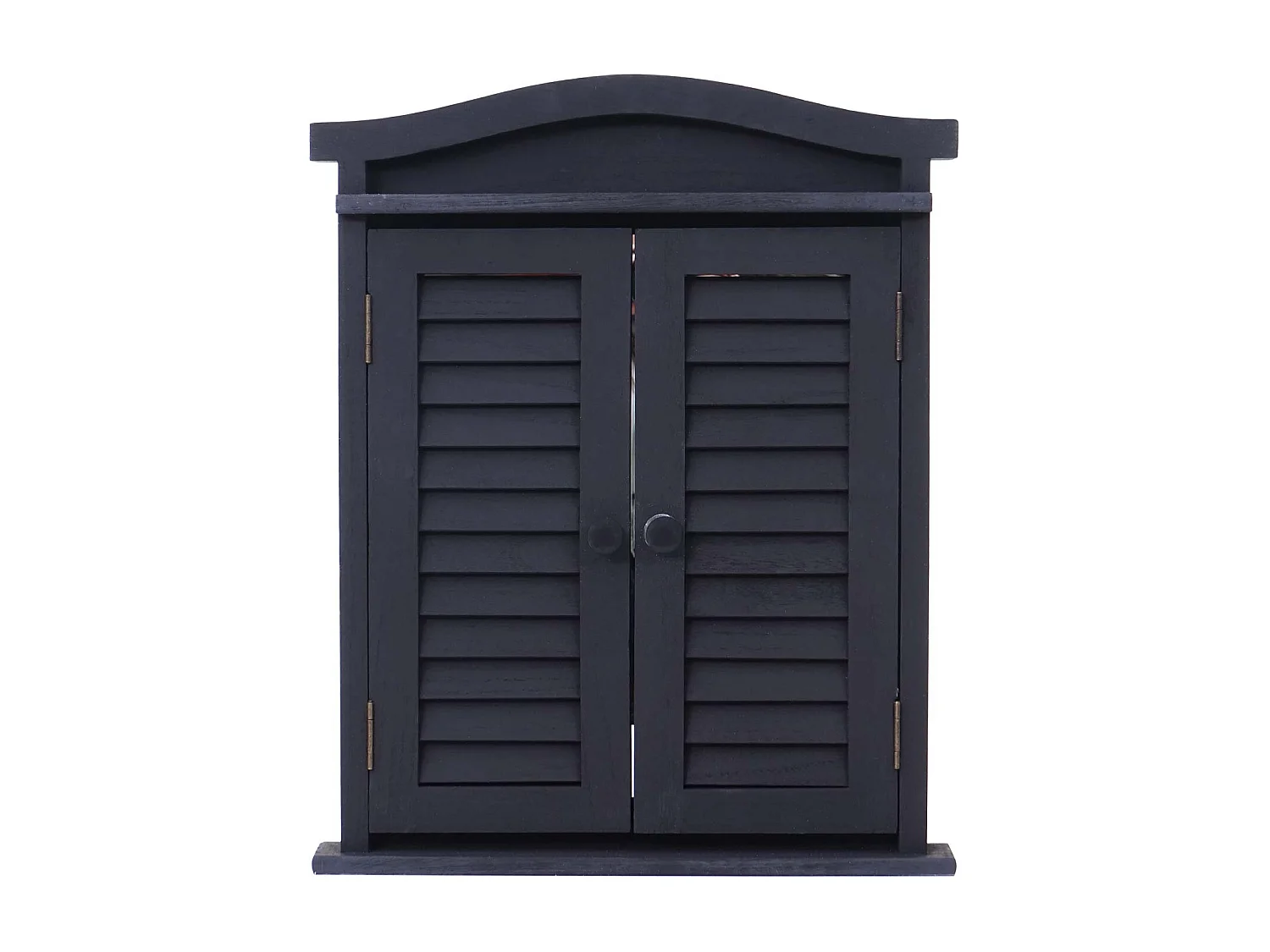 Miroir mural fenêtre miroir bois marron 42 x 5 x 53 cm 04_0003705