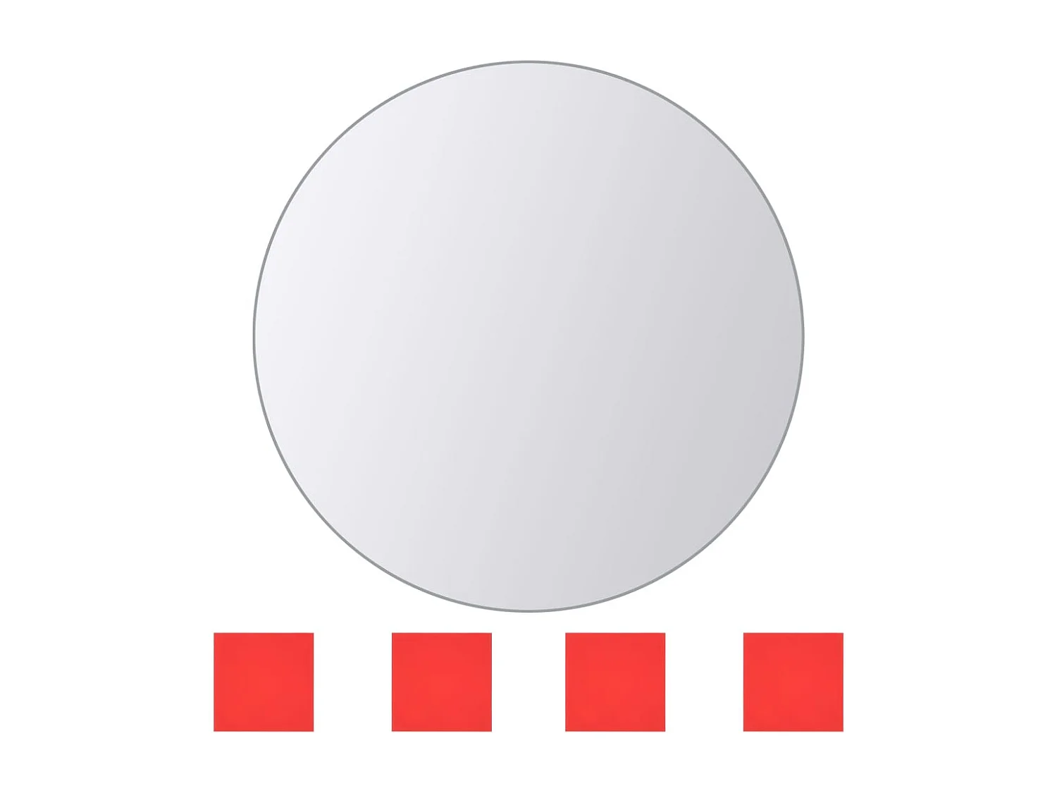 Set de 16 carreaux verre 15 x 15 x 15 cm DEC022836