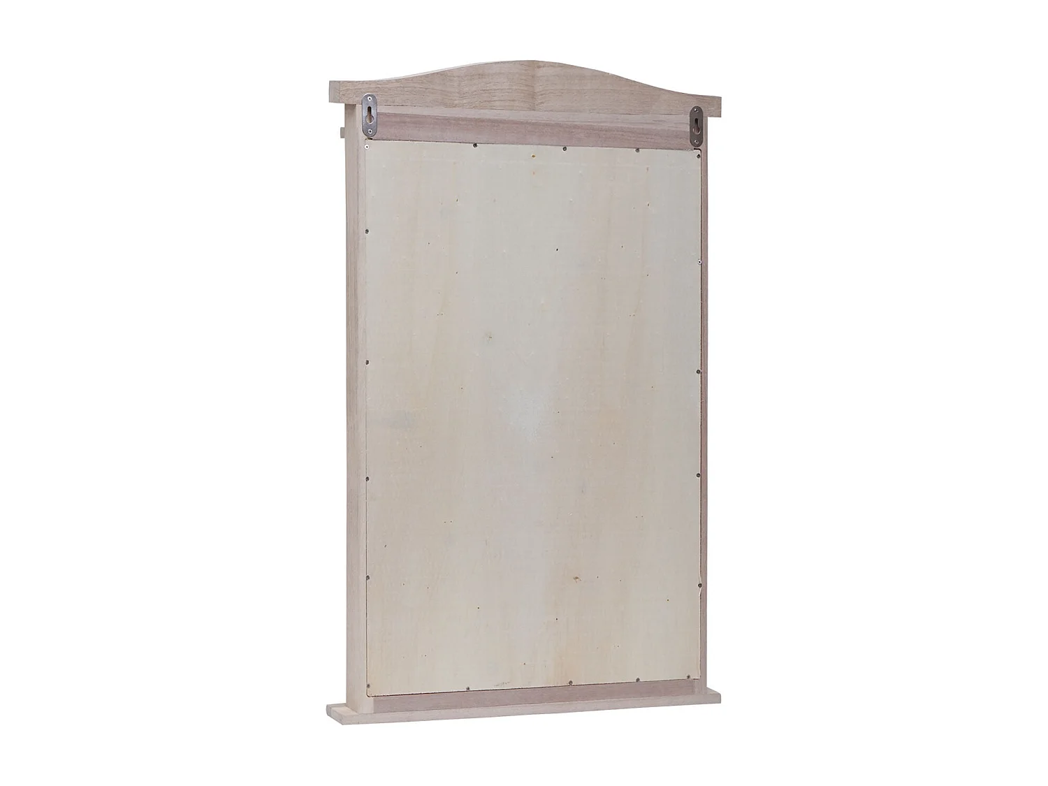 Miroir mural forme fenêtre bois marron 55 x 14 x 82 cm 04_0007888