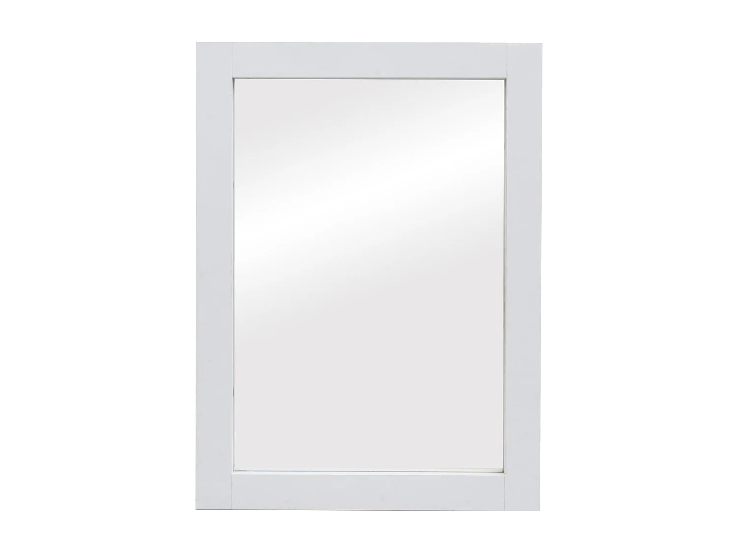 Miroir mural de salle effet bois blanche 62 x 8 x 84 cm 04_0007886