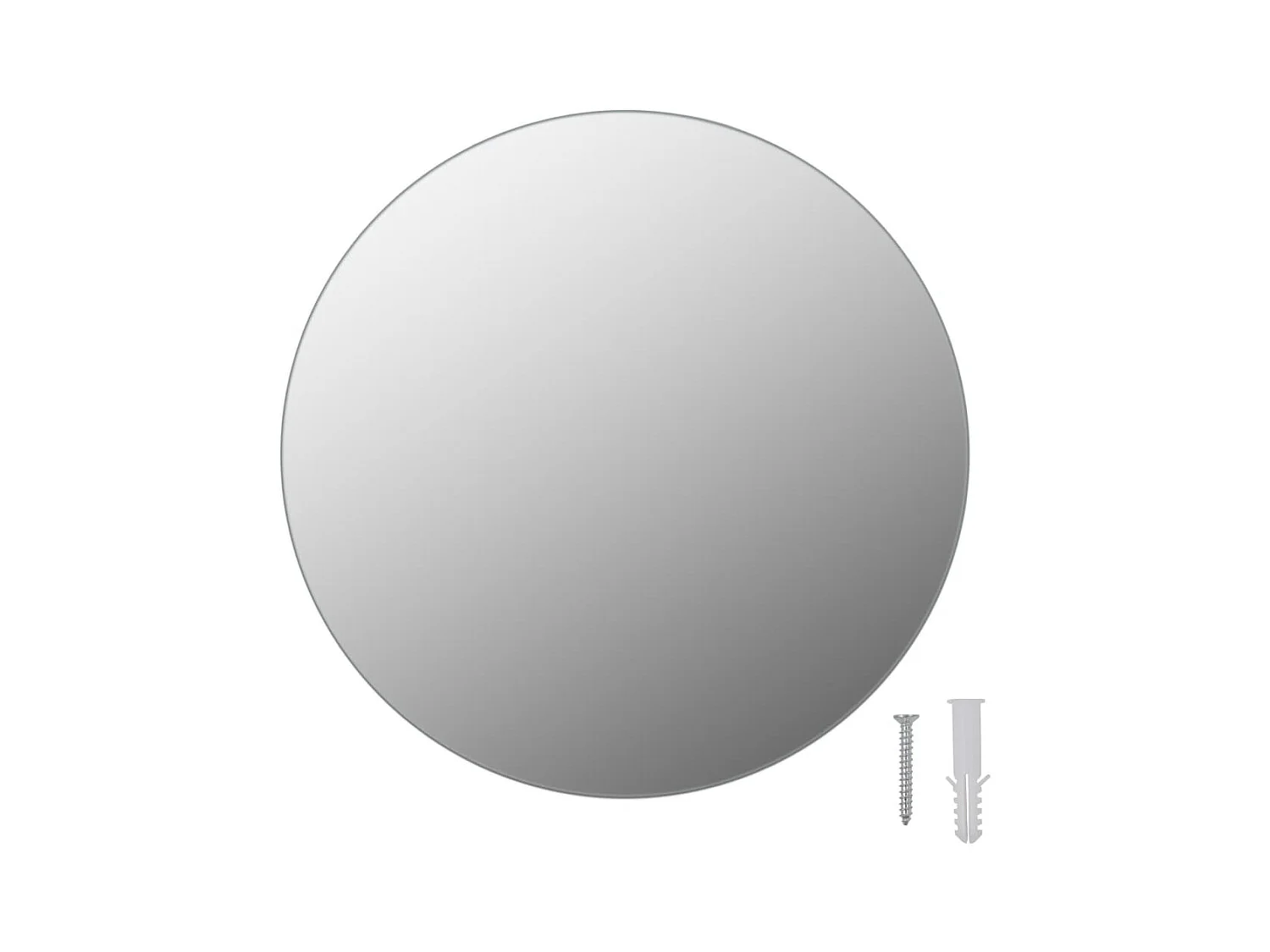 Miroir rond sans cadre verre 30 x 30 x 30 cm DEC022793