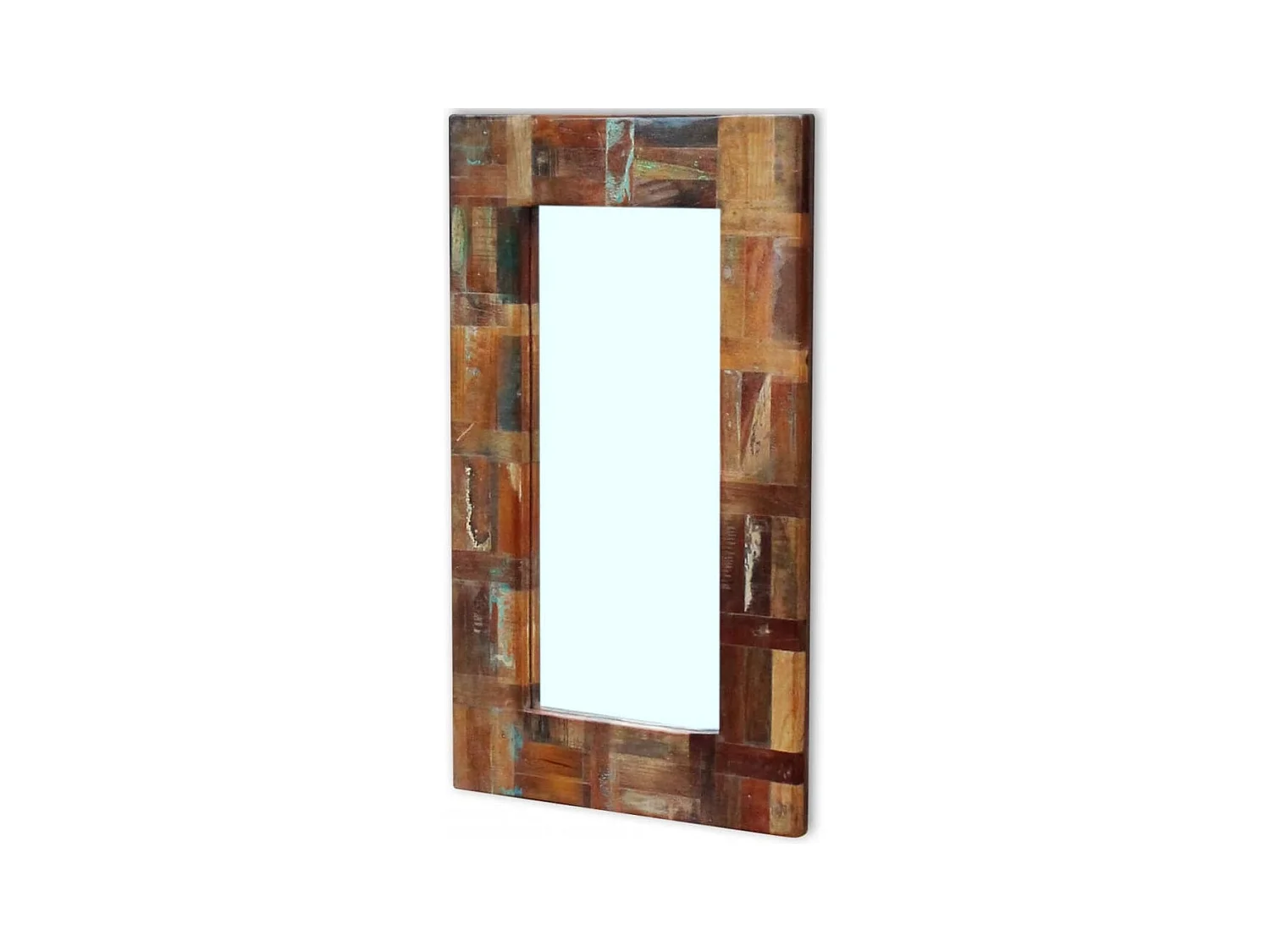 Miroir Bois de récupération bois marron 50 x 0 x 80 cm DEC022648