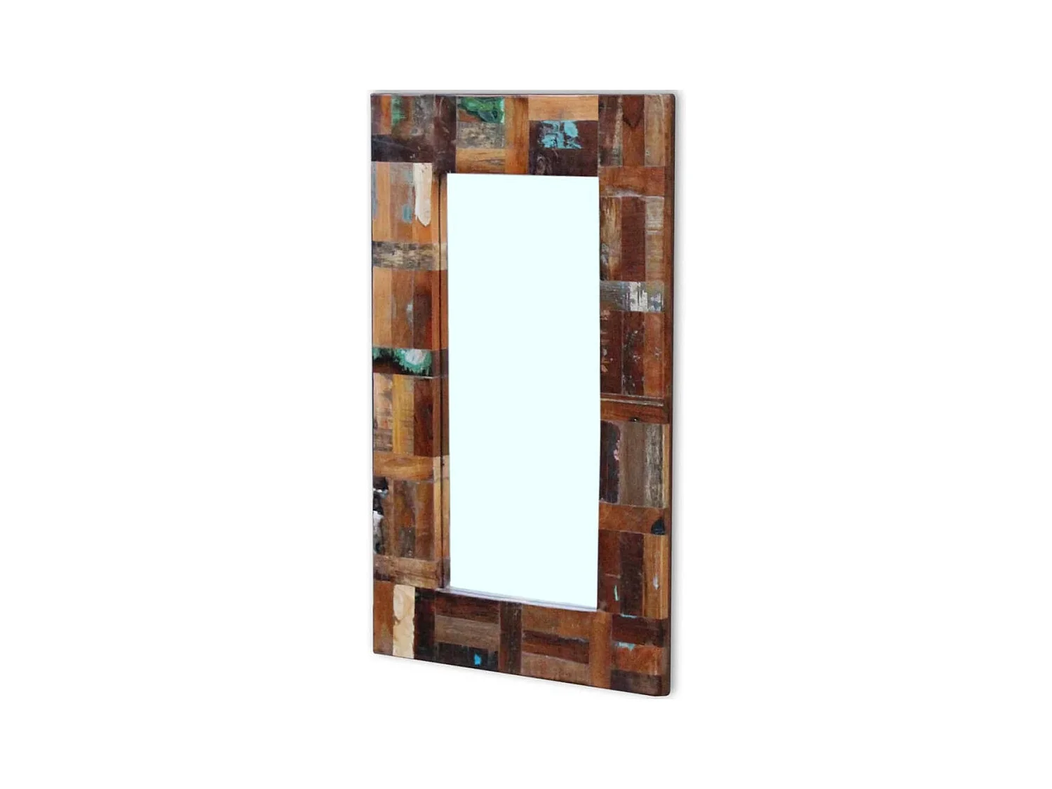 Miroir Bois de récupération bois marron 50 x 0 x 80 cm DEC022648