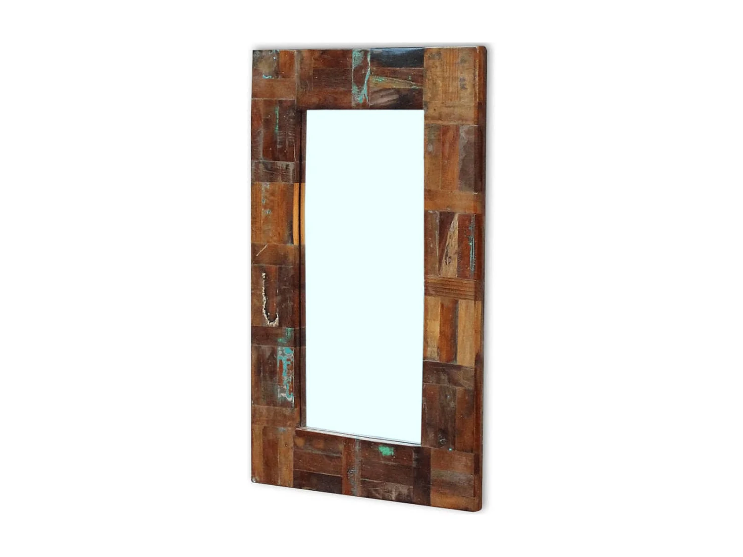 Miroir Bois de récupération bois marron 50 x 0 x 80 cm DEC022648
