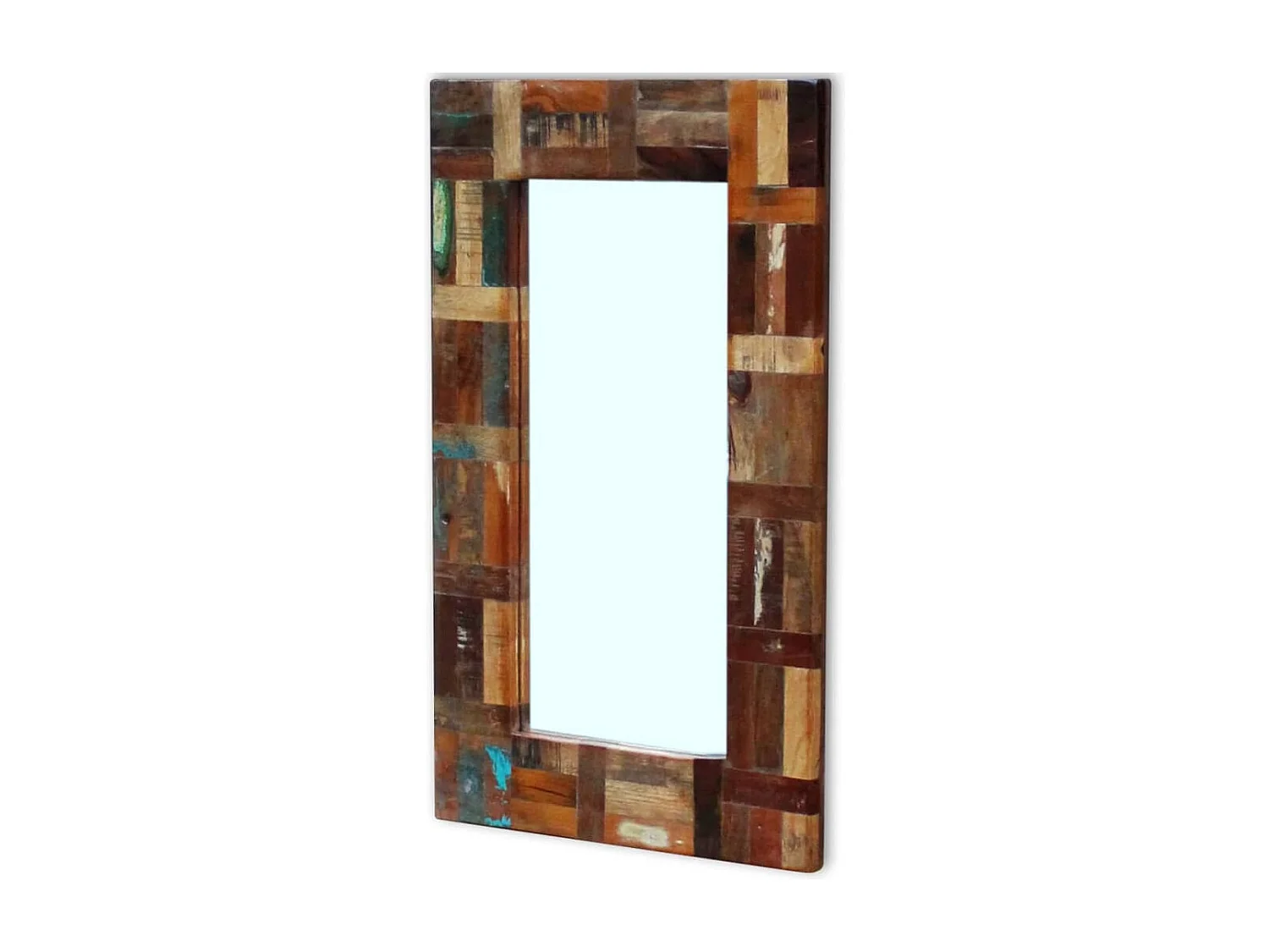 Miroir Bois de récupération bois marron 50 x 0 x 80 cm DEC022648