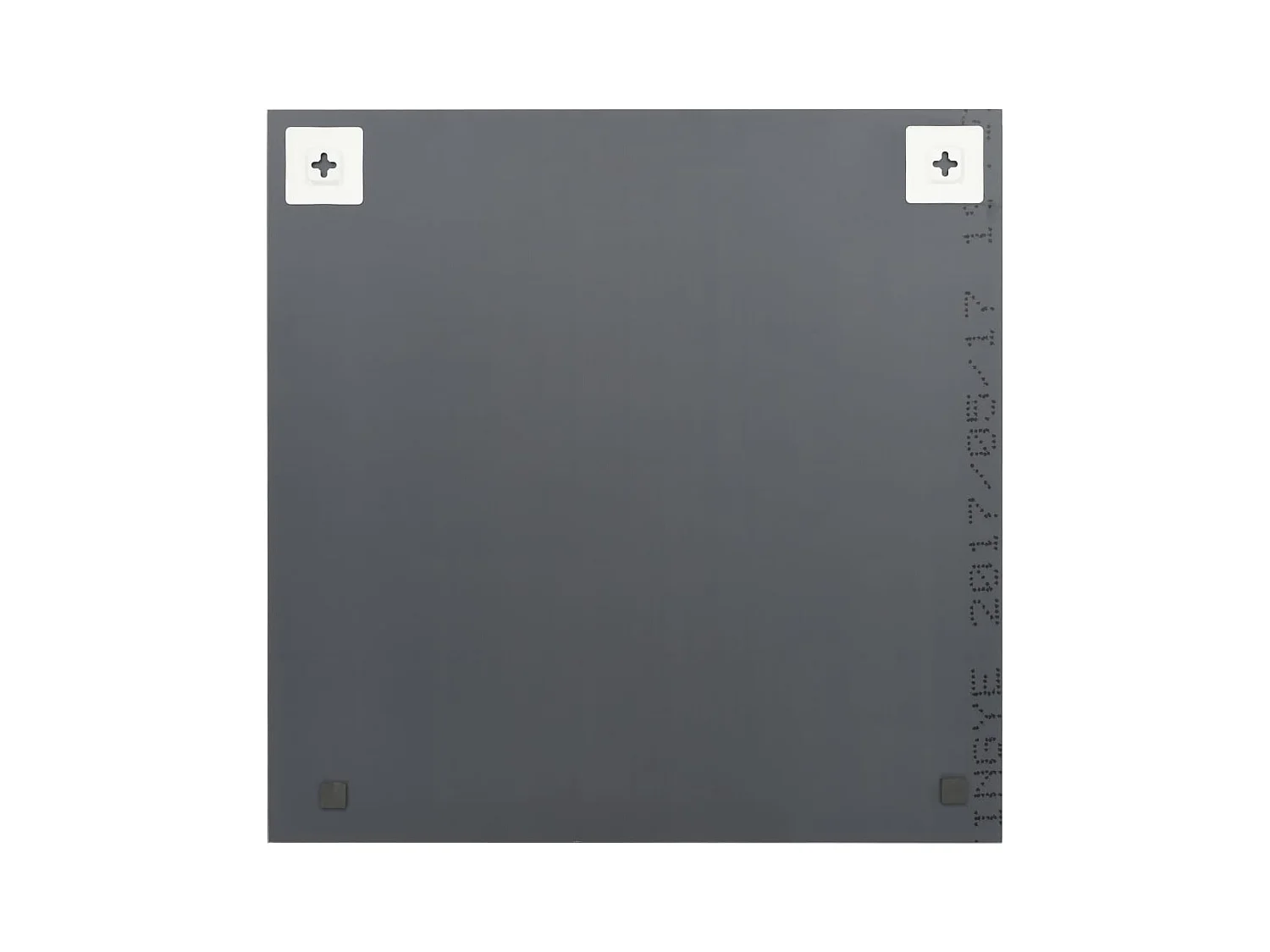 Set de 2 miroirs verre 50 x 50 x 50 cm DEC022838