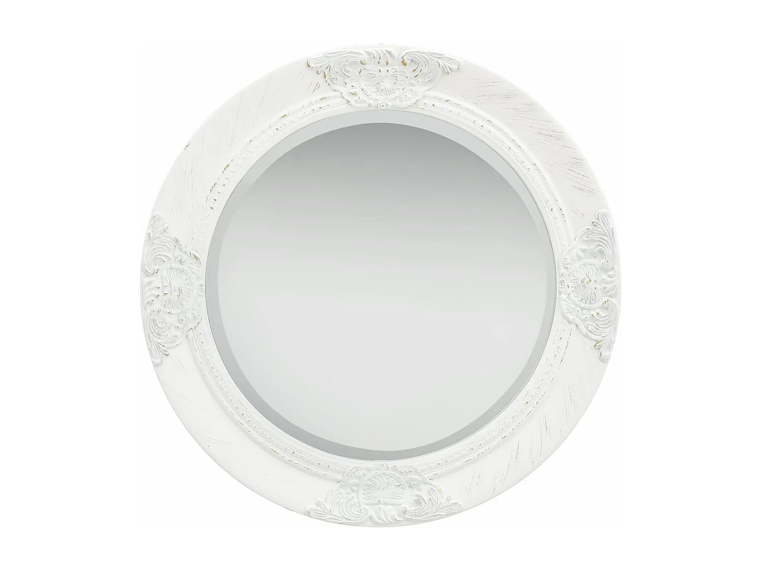 Miroir mural rond style blanche 50 x 50 x 50 cm DEC022886