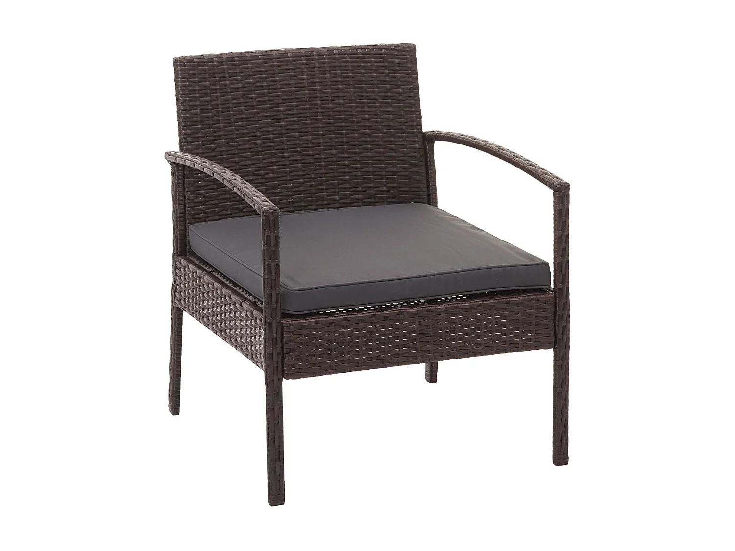 Ensemble pour extérieur balcon/jardin/salon grise 57 x 59 x 72 cm 04_0004200