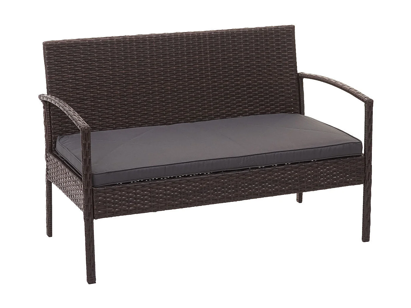 Ensemble pour extérieur balcon/jardin/salon grise 57 x 59 x 72 cm 04_0004200