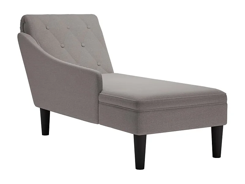 Méridienne chaise longue pour tissu 145 x 56 x 70 cm DEC026264