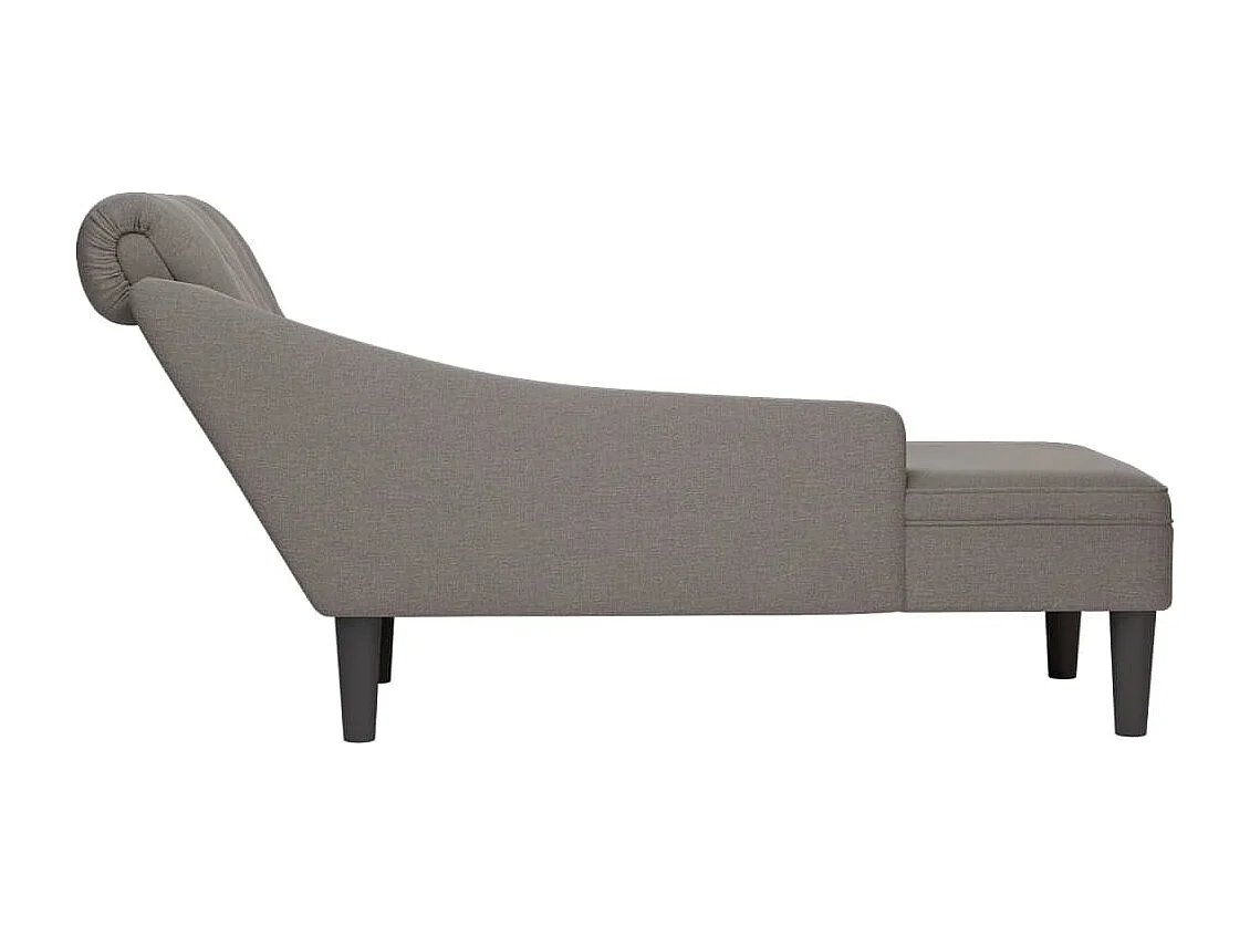 Méridienne chaise longue pour tissu 145 x 56 x 70 cm DEC026264