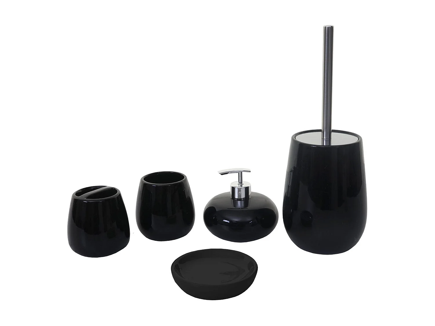 Set de 5 accessoires noire 9 x 9 x 10 cm 04_0004841