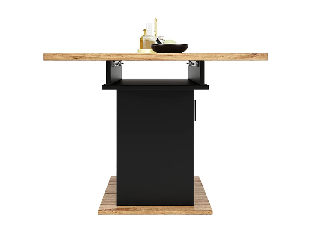 Uitschuifbare eettafel (6-8 personen) - Met opbergruimte - MDF - 110/140 x 80 x 76 cm