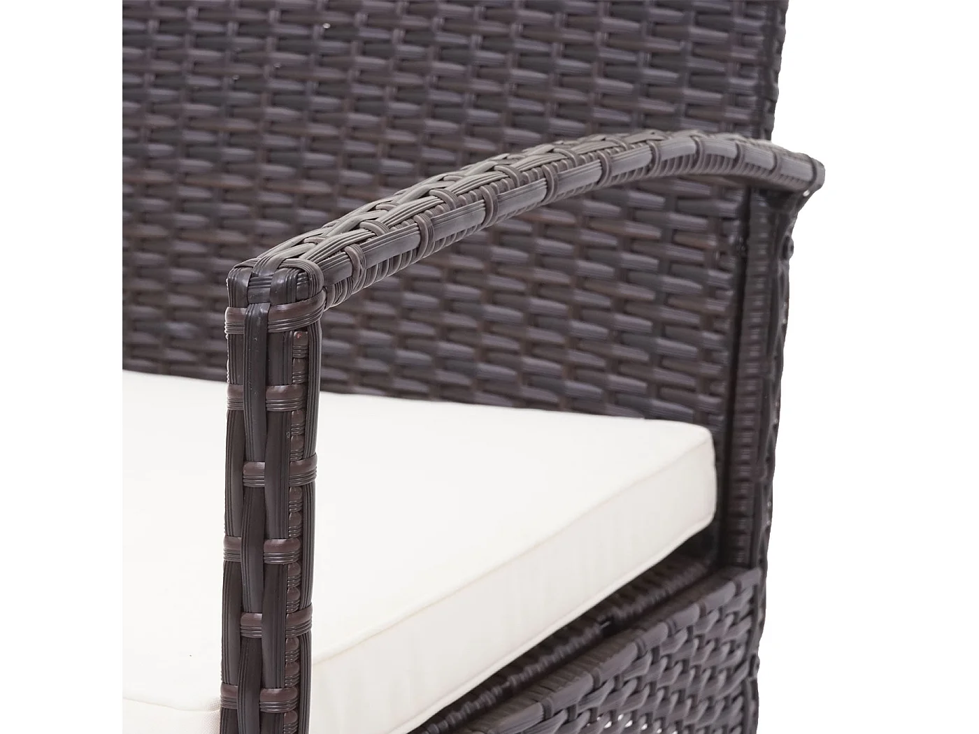 Ensemble pour extérieur balcon/jardin/salon crème 57 x 59 x 72 cm 04_0003246