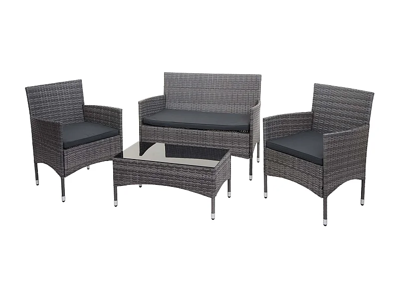 Salon de jardin balcon grise 59 x 58 x 85 cm 04_0004209