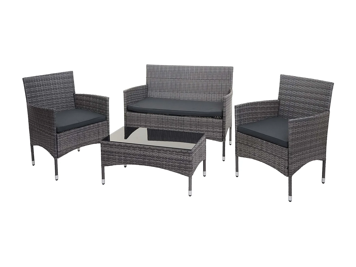 Salon de jardin balcon grise 59 x 58 x 85 cm 04_0004209