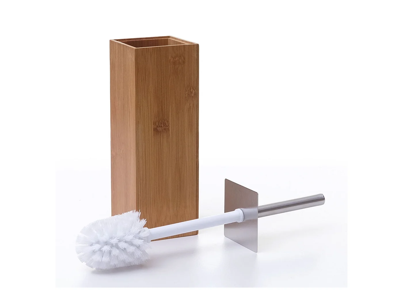 Accessoires de salle de bambou marron 9 x 8.5 x 38 cm 04_0003024