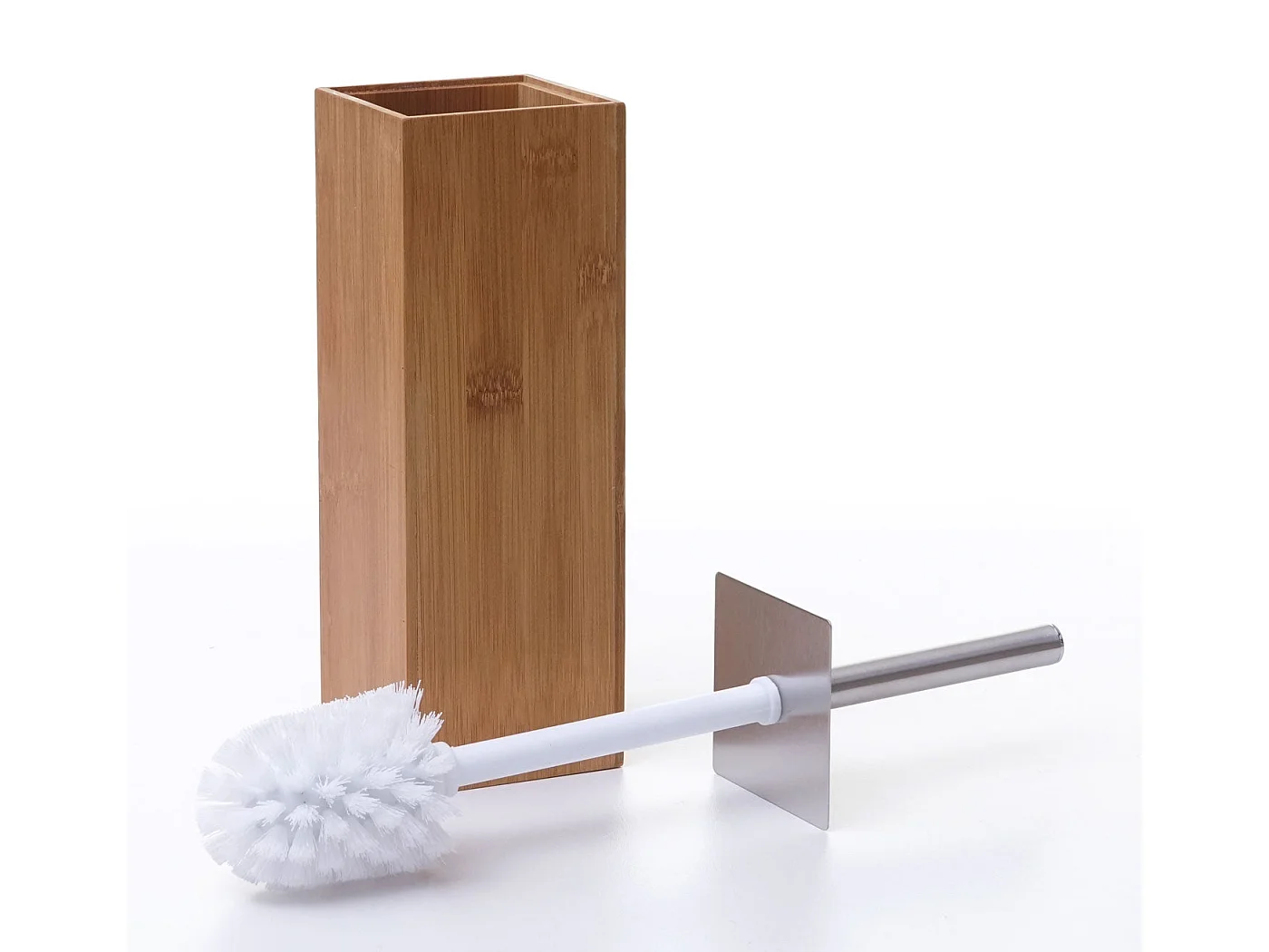 Accessoires de salle de bambou marron 9 x 8.5 x 38 cm 04_0003024