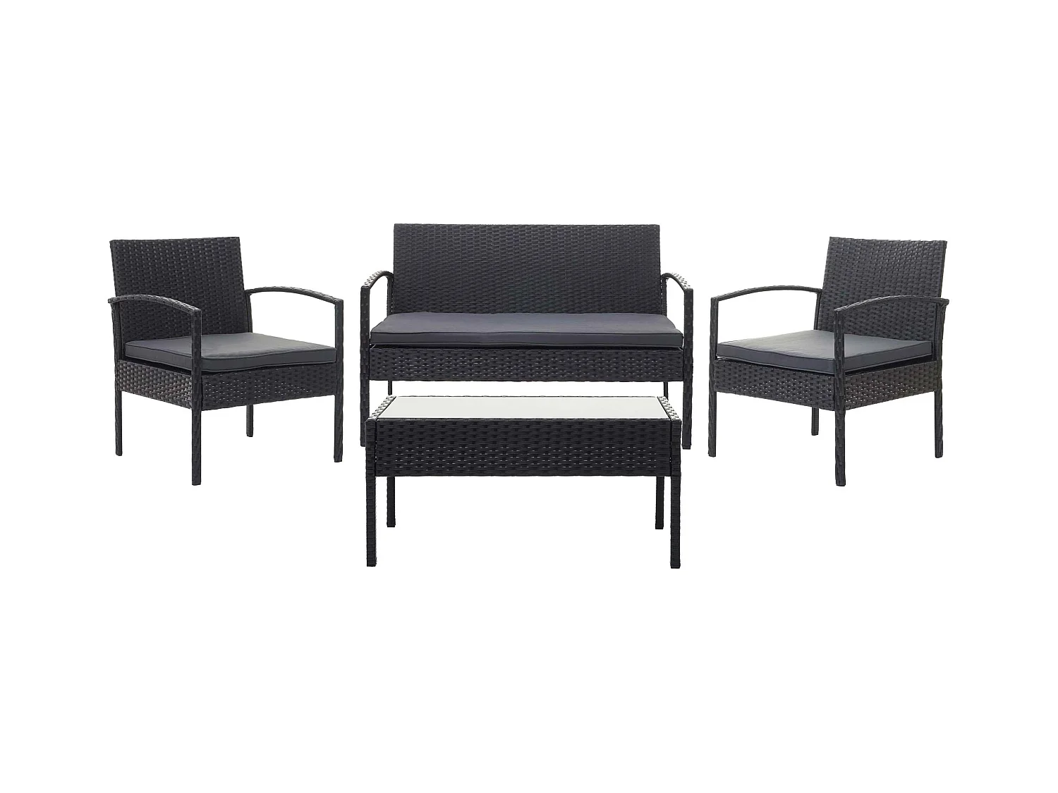 Salon de jardin en grise 57 x 59 x 72 cm 04_0004214