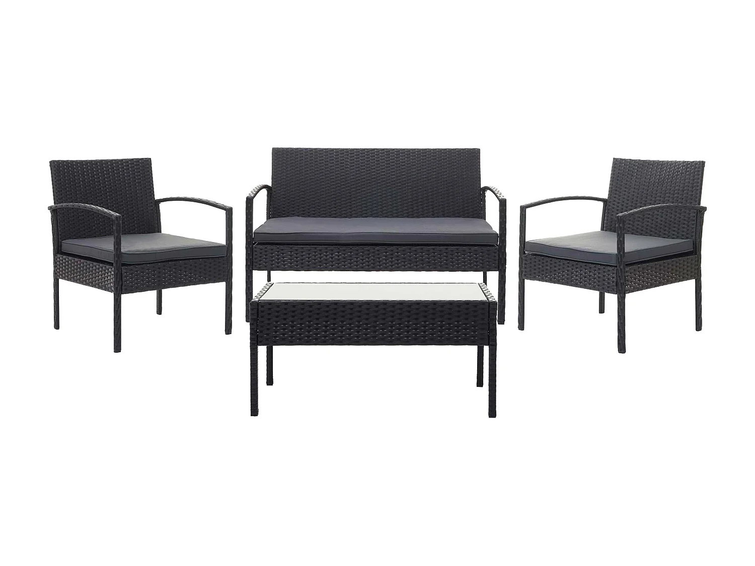 Salon de jardin en grise 57 x 59 x 72 cm 04_0004214