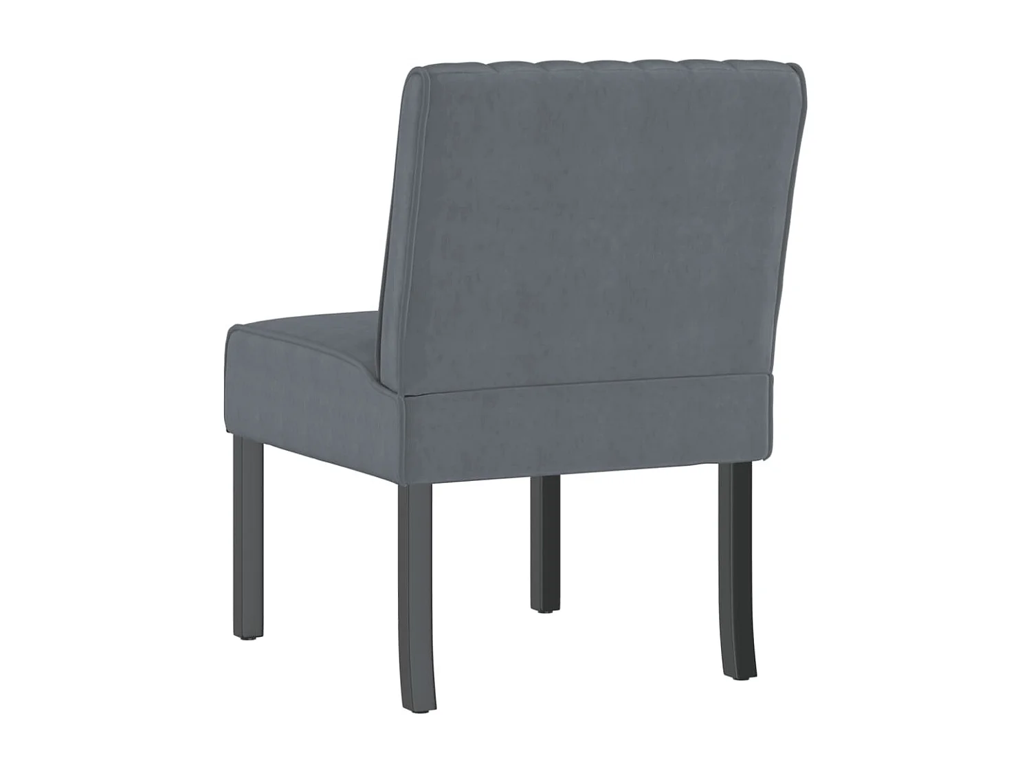 Fauteuil sans accoudoirs en bois marron 48 x 64 x 72 cm DEC026275